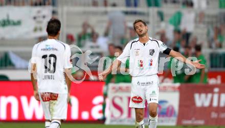 Fussball. Bundesliga. RZ Pellets WAC gegen SV Mattersburg. Gernot Messner Michael Seidl (WAC). Wolfsberg, 18.8.2012.
Foto: Kuess

---
pressefotos, pressefotografie, kuess, qs, qspictures, sport, bild, bilder, bilddatenbank