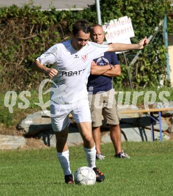 Fussball. Kaerntner Liga.  Atus Ferlach gegen Lendorf. Kozel Juergen (Lendorf). Ferlach, 18.8.2012.
Foto: Kuess
---
pressefotos, pressefotografie, kuess, qs, qspictures, sport, bild, bilder, bilddatenbank