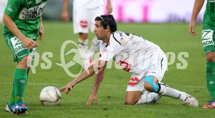 Fussball. Bundesliga. RZ Pellets WAC gegen SV Mattersburg. Jacobo (WAC). Wolfsberg, 18.8.2012.
Foto: Kuess

---
pressefotos, pressefotografie, kuess, qs, qspictures, sport, bild, bilder, bilddatenbank