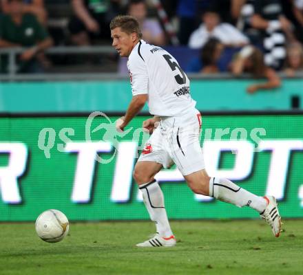 Fussball. Bundesliga. RZ Pellets WAC gegen SV Mattersburg. Christian Thonhofer (WAC). Wolfsberg, 18.8.2012.
Foto: Kuess

---
pressefotos, pressefotografie, kuess, qs, qspictures, sport, bild, bilder, bilddatenbank