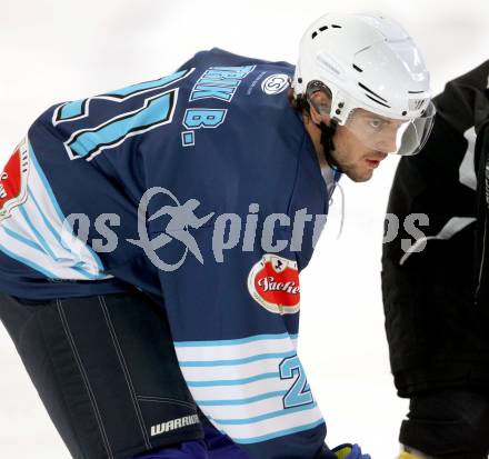 Eishockey. Rudi Hiti Turnier. VSV gegen Stavanger Oilers (Norwegen).  Benjamin Petrik (VSV). Bled, 17.8.2012
Foto: Kuess
---
pressefotos, pressefotografie, kuess, qs, qspictures, sport, bild, bilder, bilddatenbank