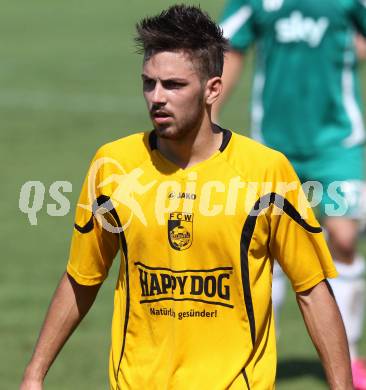 Fussball Kaerntner Liga. Welzenegg gegen Steinfeld. Dario Oblak (Welzenegg). Welzenegg, am 19.8.2012.
Foto: Kuess
---
pressefotos, pressefotografie, kuess, qs, qspictures, sport, bild, bilder, bilddatenbank