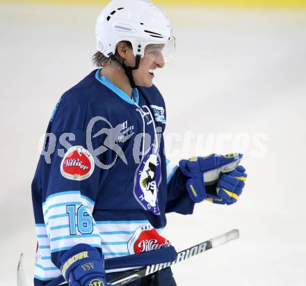 Eishockey. Rudi Hiti Turnier. VSV gegen Stavanger Oilers (Norwegen).  Daniel Nageler (VSV). Bled, 17.8.2012
Foto: Kuess
---
pressefotos, pressefotografie, kuess, qs, qspictures, sport, bild, bilder, bilddatenbank