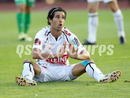 Fussball. Bundesliga. RZ Pellets WAC gegen SV Mattersburg. Jacobo (WAC). Wolfsberg, 18.8.2012.
Foto: Kuess

---
pressefotos, pressefotografie, kuess, qs, qspictures, sport, bild, bilder, bilddatenbank