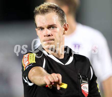 Fussball Regionalliga. VSV gegen SK Austria Klagenfurt. Schiedsrichter Helmut Trattnig. Villach, 24.8.2012.
Foto: Kuess
---
pressefotos, pressefotografie, kuess, qs, qspictures, sport, bild, bilder, bilddatenbank