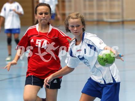 Handball. Kaernten Trophy. SC Ferlach Maedchen U14 gegen HC Tarpan.  Viktring, am 25.8.2012.
Foto: Kuess
---
pressefotos, pressefotografie, kuess, qs, qspictures, sport, bild, bilder, bilddatenbank