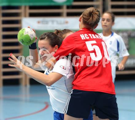 Handball. Kaernten Trophy. SC Ferlach Maedchen U14 gegen HC Tarpan.  Viktring, am 25.8.2012.
Foto: Kuess
---
pressefotos, pressefotografie, kuess, qs, qspictures, sport, bild, bilder, bilddatenbank