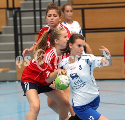 Handball. Kaernten Trophy. SC Ferlach Maedchen U14 gegen HC Tarpan.  Viktring, am 25.8.2012.
Foto: Kuess
---
pressefotos, pressefotografie, kuess, qs, qspictures, sport, bild, bilder, bilddatenbank