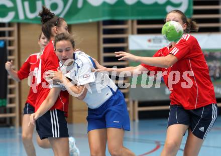 Handball. Kaernten Trophy. SC Ferlach Maedchen U14 gegen HC Tarpan. Viktring, am 25.8.2012.
Foto: Kuess
---
pressefotos, pressefotografie, kuess, qs, qspictures, sport, bild, bilder, bilddatenbank