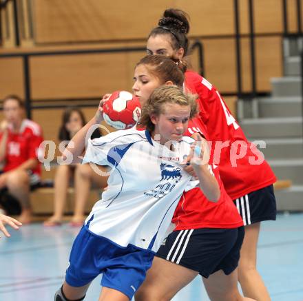 Handball. Kaernten Trophy. SC Ferlach Maedchen U14 gegen HC Tarpan.  Viktring, am 25.8.2012.
Foto: Kuess
---
pressefotos, pressefotografie, kuess, qs, qspictures, sport, bild, bilder, bilddatenbank