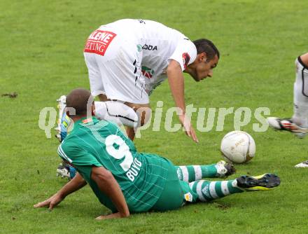 Fussball. Bundesliga. RZ Pellets WAC gegen Rapid Wien. Nenad Jovanovic, (WAC), Terrence Boyd  (Rapid). Wolfsberg, 26.8.2012.
Foto: Kuess

---
pressefotos, pressefotografie, kuess, qs, qspictures, sport, bild, bilder, bilddatenbank