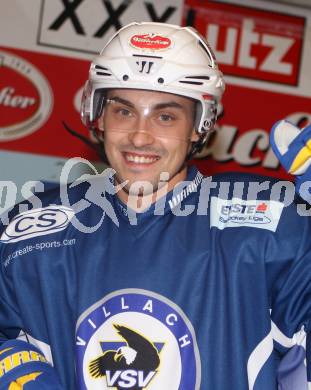 EBEL Eishockey Bundesliga. VSV. Mannschaftsfototermin. Portrait. Klemen Pretnar. Villach, 28.8.2012.
Foto: Kuess
---
pressefotos, pressefotografie, kuess, qs, qspictures, sport, bild, bilder, bilddatenbank