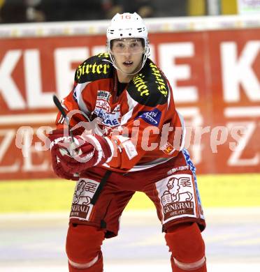 Eishockey Testspiel. KAC gegen HC Lugano. Patrick Harand (KAC). Klagenfurt, 30.8.2012
Foto: Kuess 

---
pressefotos, pressefotografie, kuess, qs, qspictures, sport, bild, bilder, bilddatenbank