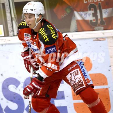 Eishockey Testspiel. KAC gegen HC Lugano. Patrick Harand (KAC). Klagenfurt, 30.8.2012
Foto: Kuess 

---
pressefotos, pressefotografie, kuess, qs, qspictures, sport, bild, bilder, bilddatenbank