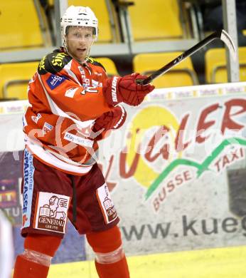 Eishockey Testspiel. KAC gegen HC Lugano. Jamie Lundmark (KAC). Klagenfurt, 30.8.2012
Foto: Kuess 

---
pressefotos, pressefotografie, kuess, qs, qspictures, sport, bild, bilder, bilddatenbank