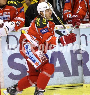 Eishockey Testspiel. KAC gegen HC Lugano. Patrick Harand (KAC). Klagenfurt, 30.8.2012
Foto: Kuess 

---
pressefotos, pressefotografie, kuess, qs, qspictures, sport, bild, bilder, bilddatenbank