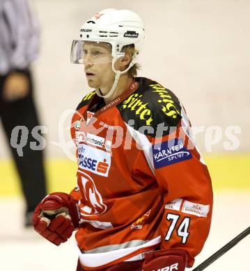 Eishockey Testspiel. KAC gegen HC Lugano. Jamie Lundmark (KAC). Klagenfurt, 30.8.2012
Foto: Kuess 

---
pressefotos, pressefotografie, kuess, qs, qspictures, sport, bild, bilder, bilddatenbank