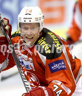 Eishockey Testspiel. KAC gegen HC Lugano. Jamie Lundmark (KAC). Klagenfurt, 30.8.2012
Foto: Kuess 

---
pressefotos, pressefotografie, kuess, qs, qspictures, sport, bild, bilder, bilddatenbank