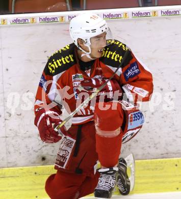 Eishockey Testspiel. KAC gegen HC Lugano. Patrick Harand (KAC). Klagenfurt, 30.8.2012
Foto: Kuess 

---
pressefotos, pressefotografie, kuess, qs, qspictures, sport, bild, bilder, bilddatenbank