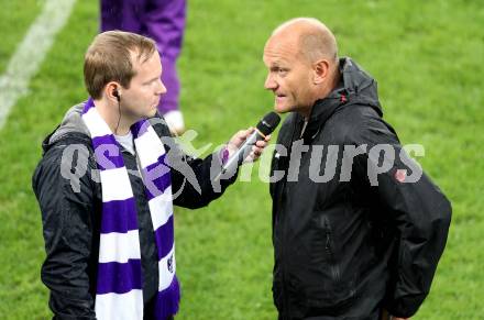 Fussball Regionalliga. SK Austria Klagenfurt gegen GAK. Christian Rosenzopf, Nachwuchsleiter Stefan Petschnig. Klagenfurt, 1.9.2012.
Foto: kuess
---
pressefotos, pressefotografie, kuess, qs, qspictures, sport, bild, bilder, bilddatenbank