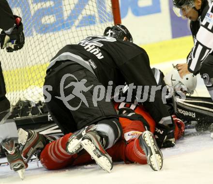 EBEL. Testspiel. EC KAC gegen Thomas Sabo Ice Tigers. Tyler Spurgeon (KAC). Klagenfurt, am 2.9.2012.
Foto: Kuess 
---
pressefotos, pressefotografie, kuess, qs, qspictures, sport, bild, bilder, bilddatenbank