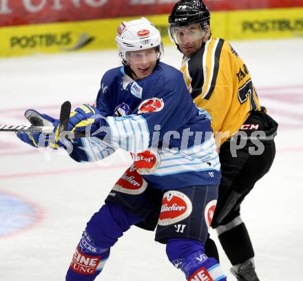 EBEL. Testspiel. EC VSV gegen HC Lugano. Daniel Nageler (VSV). Villach, am 2.9..2012.
Foto: Kuess 


---
pressefotos, pressefotografie, kuess, qs, qspictures, sport, bild, bilder, bilddatenbank