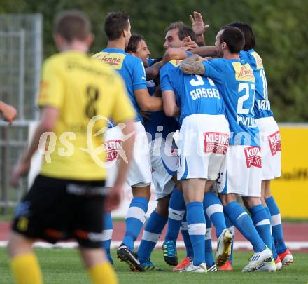 Fussball. Regionalliga. VSV gegen Allerheiligen. Torjubel VSV. Villach, 7.9.2012.
Foto: Kuess
---
pressefotos, pressefotografie, kuess, qs, qspictures, sport, bild, bilder, bilddatenbank