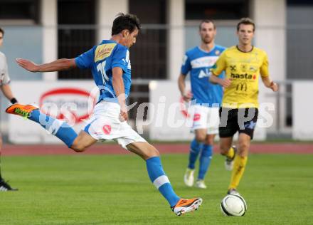 Fussball. Regionalliga. VSV gegen Allerheiligen. Andreas Dlopst (VSV). Villach, 7.9.2012.
Foto: Kuess
---
pressefotos, pressefotografie, kuess, qs, qspictures, sport, bild, bilder, bilddatenbank