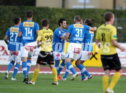 Fussball. Regionalliga. VSV gegen Allerheiligen. Torjubel VSV. Villach, 7.9.2012.
Foto: Kuess
---
pressefotos, pressefotografie, kuess, qs, qspictures, sport, bild, bilder, bilddatenbank