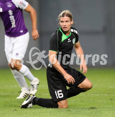 Fussball Regionalliga. SK Austria Klagenfurt gegen Pasching. Thomas Krammer (Pasching). Klagenfurt, 15.9.2012. 
Foto: Kuess

---
pressefotos, pressefotografie, kuess, qs, qspictures, sport, bild, bilder, bilddatenbank