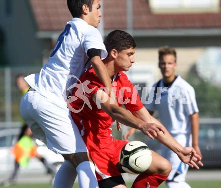 Drei Regionen Jugendspiele. Fussball. Kaernten gegen Friaul Julisch Venetien. Klagenfurt, am 15.9.2012. 
Foto: Kuess
---
pressefotos, pressefotografie, kuess, qs, qspictures, sport, bild, bilder, bilddatenbank