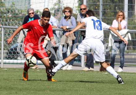 Drei Regionen Jugendspiele. Fussball. Kaernten gegen Friaul Julisch Venetien. Klagenfurt, am 15.9.2012. 
Foto: Kuess
---
pressefotos, pressefotografie, kuess, qs, qspictures, sport, bild, bilder, bilddatenbank