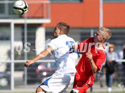 Drei Regionen Jugendspiele. Fussball. Kaernten gegen Friaul Julisch Venetien. Klagenfurt, am 15.9.2012. 
Foto: Kuess
---
pressefotos, pressefotografie, kuess, qs, qspictures, sport, bild, bilder, bilddatenbank