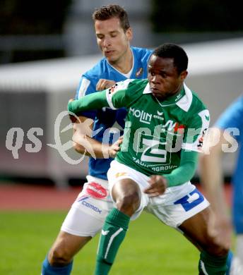 Fussball Regionalliga. VSV gegen SV Wallern. Harrison Kennedy (Wallern). Villach, 20.8.2012.
Foto: Kuess
---
pressefotos, pressefotografie, kuess, qs, qspictures, sport, bild, bilder, bilddatenbank