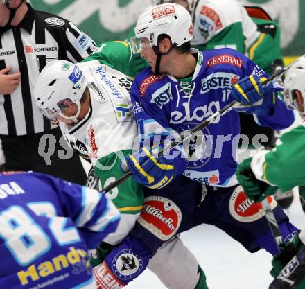 EBEL. Eishockey Bundesligal. EC VSV gegen HDD TELEMACH Olimpija Ljubljana. Derek Ryan (VSV), MUSIC Ales (Laibach). Villach, am 21.9.2012.
Foto: Kuess 


---
pressefotos, pressefotografie, kuess, qs, qspictures, sport, bild, bilder, bilddatenbank