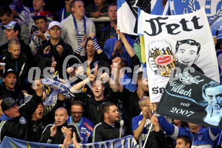 EBEL. Eishockey Bundesligal. EC VSV gegen HDD TELEMACH Olimpija Ljubljana. Fans. Villach, am 21.9.2012.
Foto: Kuess 


---
pressefotos, pressefotografie, kuess, qs, qspictures, sport, bild, bilder, bilddatenbank