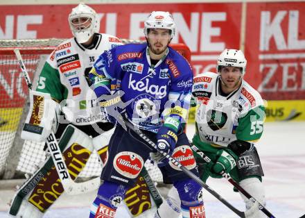 EBEL. Eishockey Bundesligal. EC VSV gegen HDD TELEMACH Olimpija Ljubljana. Justin Taylor, (VSV), COULOMBE Patrick, KUHN Jerry (Laibach). Villach, am 21.9.2012.
Foto: Kuess 


---
pressefotos, pressefotografie, kuess, qs, qspictures, sport, bild, bilder, bilddatenbank