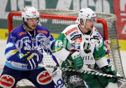 EBEL. Eishockey Bundesligal. EC VSV gegen HDD TELEMACH Olimpija Ljubljana. Andreas Wiedergut (VSV), MUSIC Ales (Laibach). Villach, am 21.9.2012.
Foto: Kuess 


---
pressefotos, pressefotografie, kuess, qs, qspictures, sport, bild, bilder, bilddatenbank