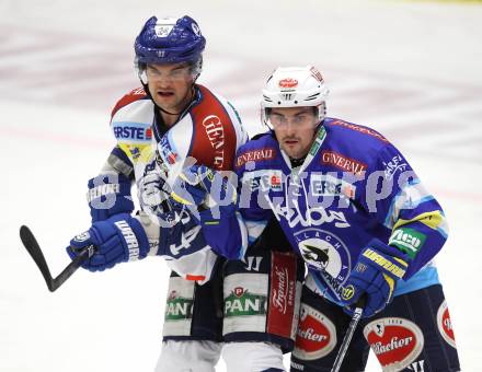 EBEL. Eishockey Bundesliga. VSV gegen Medvescak Zagreb. Klemen Pretnar (VSV), Curtis Fraser (Zagreb). Villach, am 23.9.2012.
Foto: Kuess
---
pressefotos, pressefotografie, kuess, qs, qspictures, sport, bild, bilder, bilddatenbank