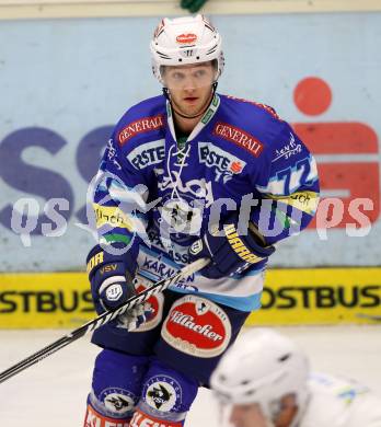 EBEL. Eishockey Bundesligal. EC VSV gegen HDD TELEMACH Olimpija Ljubljana. John Hughes (VSV). Villach, am 21.9.2012.
Foto: Kuess 


---
pressefotos, pressefotografie, kuess, qs, qspictures, sport, bild, bilder, bilddatenbank