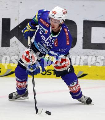 EBEL. Eishockey Bundesligal. EC VSV gegen KHL Medvescak Zagreb. Marco Pewal (VSV). Villach, am 23.9.2012.
Foto: Kuess 


---
pressefotos, pressefotografie, kuess, qs, qspictures, sport, bild, bilder, bilddatenbank