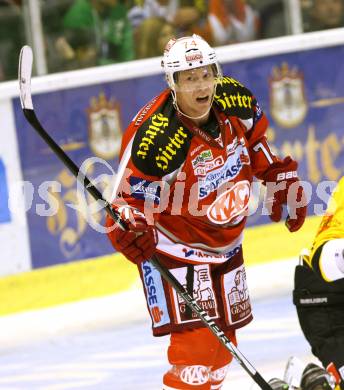 EBEL. Eishockey Bundesliga. EC KAC gegen UPC Vienna Capitals.  Jamie Lundmark,  (KAC). Klagenfurt, am 30.9.2012.
Foto: Kuess 


---
pressefotos, pressefotografie, kuess, qs, qspictures, sport, bild, bilder, bilddatenbank