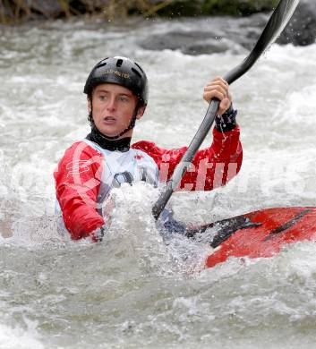 Wildwassersport. Alpe Adria Kanu Slalom Gurk 2012.  Mario Leitner (KC Glanegg). Klagenfurt, Gurkerbruecke, am 30.9.2012.
Foto: Kuess
---
pressefotos, pressefotografie, kuess, qs, qspictures, sport, bild, bilder, bilddatenbank