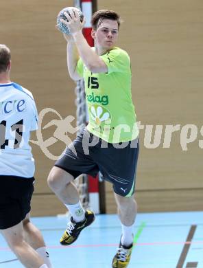 Handball Bundesliga. HC Kelag Kaernten gegn HC ece bulls Bruck. Florian Wulz (HCK). Viktring, am 29.9.2012.
Foto: Kuess
---
pressefotos, pressefotografie, kuess, qs, qspictures, sport, bild, bilder, bilddatenbank