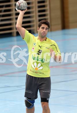 Handball Bundesliga. HC Kelag Kaernten gegn HC ece bulls Bruck. Josef Sourek (HCK). Viktring, am 29.9.2012.
Foto: Kuess
---
pressefotos, pressefotografie, kuess, qs, qspictures, sport, bild, bilder, bilddatenbank