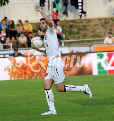 Fussball. Bundesliga. RZ Pellets WAC gegen SV Josko Ried. Jubel Ruben Rivera Corral (WAC). Wolfsberg, 6.10.2012.
Foto: Kuess

---
pressefotos, pressefotografie, kuess, qs, qspictures, sport, bild, bilder, bilddatenbank