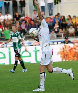 Fussball. Bundesliga. RZ Pellets WAC gegen SV Josko Ried. Jubel Ruben Rivera Corral (WAC). Wolfsberg, 6.10.2012.
Foto: Kuess

---
pressefotos, pressefotografie, kuess, qs, qspictures, sport, bild, bilder, bilddatenbank