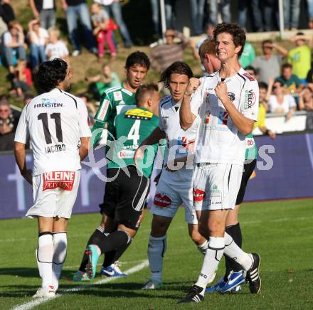 Fussball. Bundesliga. RZ Pellets WAC gegen SV Josko Ried. Christian Falk, Baldauf Dario, Jacobo Maria Ynclan Pajares (WAC),. Wolfsberg, 6.10.2012.
Foto: Kuess

---
pressefotos, pressefotografie, kuess, qs, qspictures, sport, bild, bilder, bilddatenbank