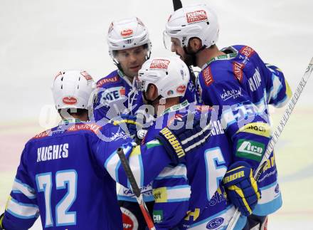 EBEL. Eishockey Bundesligal. EC VSV gegen Dornbirner Eishockey Club.  Torjubel VSV. Villach, am 7.10.2012.
Foto: Kuess 


---
pressefotos, pressefotografie, kuess, qs, qspictures, sport, bild, bilder, bilddatenbank