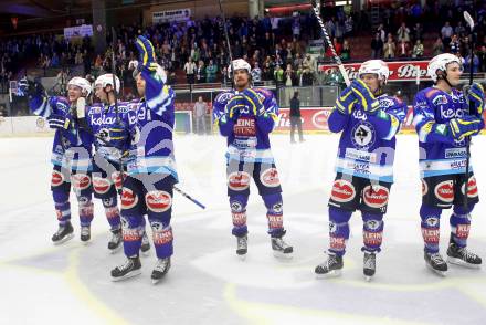 EBEL. Eishockey Bundesligal. EC VSV gegen Dornbirner Eishockey Club.  John HUghes, Derek Ryan, Derek Damon, Michael Grabner, Markus Peintner (VSV). Villach, am 7.10.2012.
Foto: Kuess 


---
pressefotos, pressefotografie, kuess, qs, qspictures, sport, bild, bilder, bilddatenbank